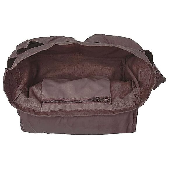 Classic Vintage Messenger Bag - Original Heavyweight Cotton Canvas Dark Coffee - Picture 4 of 6